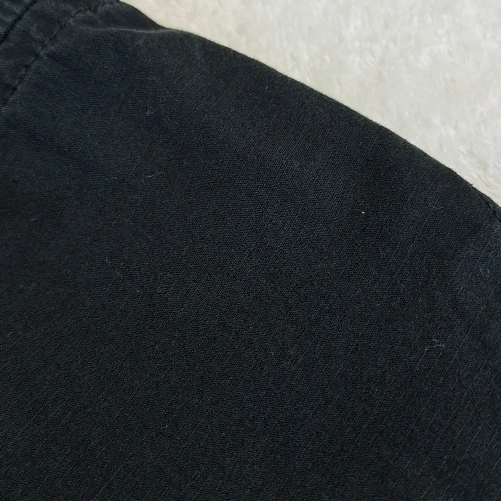 Iron Co Shorts Mens 38 Black Ripstop Cargo Flat Front‎ Pockets Outdoor Utility